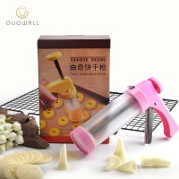 FDA Approved 23pcs DIY Plastic Cookie Press With Different Shapes Icing Sets