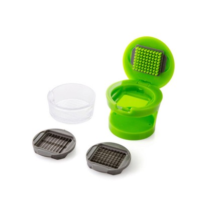 Perfect Life Ideas Soft Food Garlic Press Mini Chopper Mincer Slicer Dicer Grater Miniature Alligator Chopper Press for Soft Veg